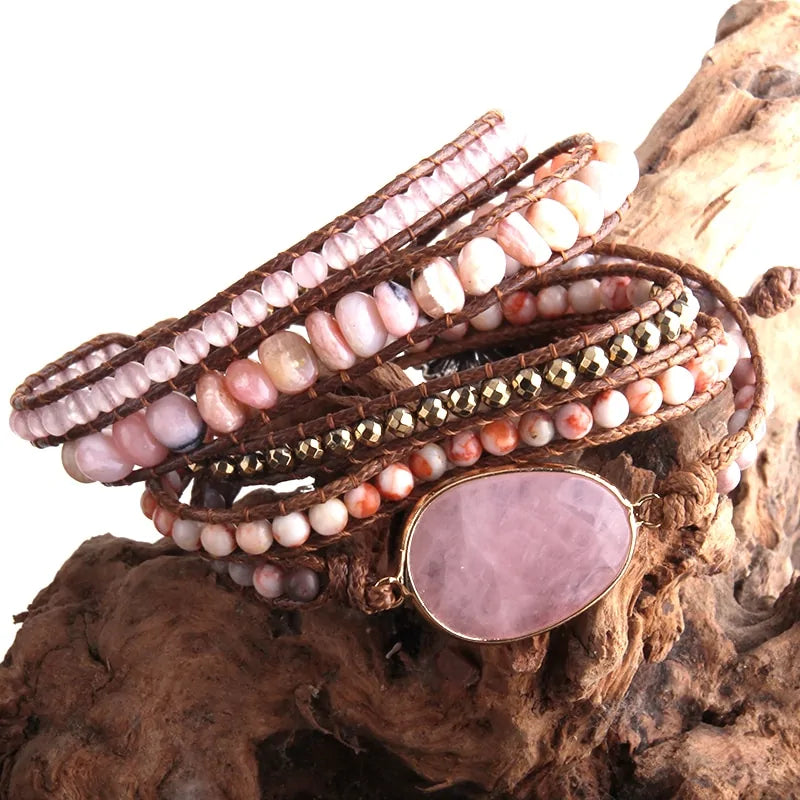 Bracelet Bohême en pierres naturelles